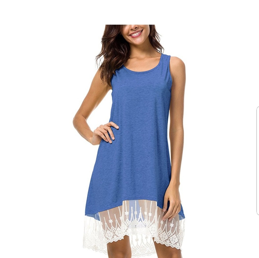 Lovely Tank Lace Sleeveless Dress